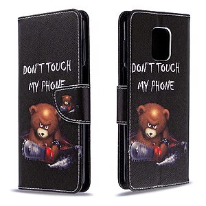 Θήκη Xiaomi Redmi Note 9s / Note 9 Pro / Note 9 Pro Max OEM Angry bear with chainsaw με βάση στήριξης, υποδοχές καρτών και μαγνητικό κούμπωμα Flip Wallet από συνθετικό δέρμα και TPU - Image 5