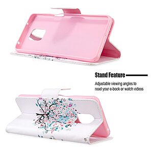 υποδοχές καρτών και μαγνητικό κούμπωμα Flip Wallet από συνθετικό δέρμα και TPU