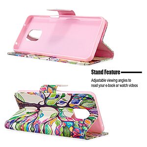 υποδοχές καρτών και μαγνητικό κούμπωμα Flip Wallet από συνθετικό δέρμα και TPU