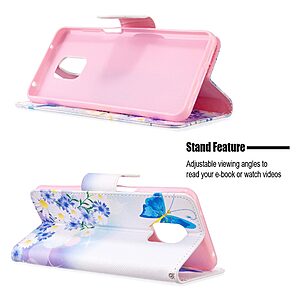 υποδοχές καρτών και μαγνητικό κούμπωμα Flip Wallet από συνθετικό δέρμα και TPU