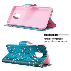 υποδοχές καρτών και μαγνητικό κούμπωμα Flip Wallet από συνθετικό δέρμα και TPU