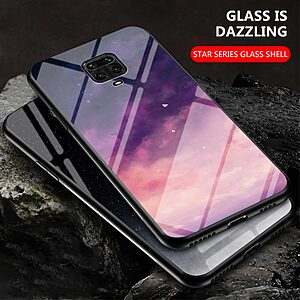 Θήκη Xiaomi Redmi Note 9s / Note 9 Pro / Note 9 Pro Max OEM σχέδιο Fantasy Sky με πλάτη από Tempered Glass και εσωτερικό TPU - Image 3