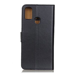 Θήκη Huawei P Smart (2020) Mad Mask Leather Wallet Case με βάση στήριξης, υποδοχές καρτών και μαγνητικό κούμπωμα Flip Wallet από συνθετικό δέρμα μαύρο - Image 3