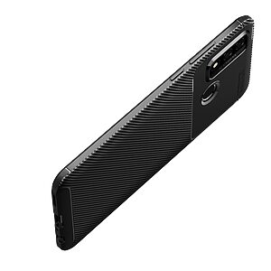 Θήκη Huawei P Smart (2020) OEM Beetle Series Carbon Fiber Πλάτη TPU μαύρο - Image 5
