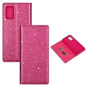 Θήκη Samsung Galaxy A41 OEM Skin Glitter Series με βάση στήριξης