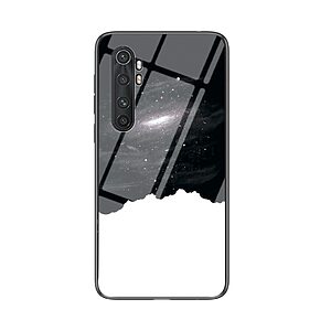 Θήκη Xiaomi Mi Note 10 Lite OEM σχέδιο Cosmic Sky με πλάτη από Tempered Glass και εσωτερικό TPU