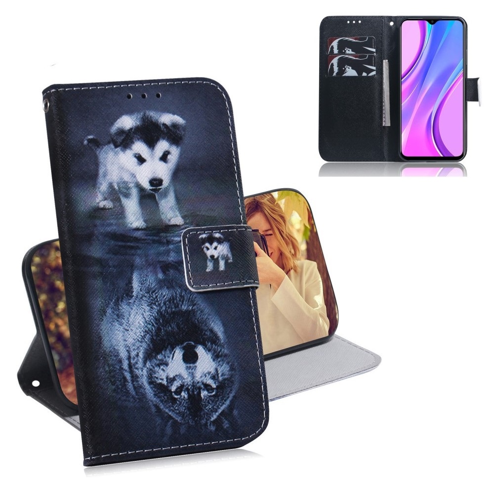 Θήκη Xiaomi Redmi 9 OEM Dog Reflection με βάση στήριξης Θήκη Xiaomi Redmi 9 OEM Dog Reflection με βάση στήριξης