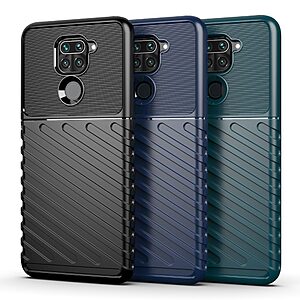 Θήκη Xiaomi Redmi Note 9 OEM Thunder Series Πλάτη από ενισχυμένο TPU μαύρο - Image 3