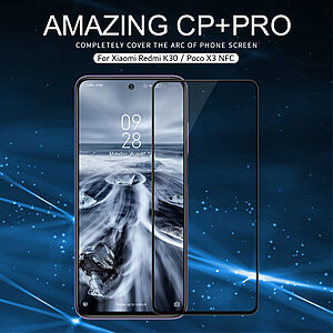 NiLLkin Amazing CP+ Pro Max για Xiaomi Poco X3 NFC / Mi 10T / Pro / Lite (Πλήρης Κάλυψη) Αντιχαρακτικό γυαλί Tempered Glass 9H – μαύρο – 0.33mm μαύρο - Image 6
