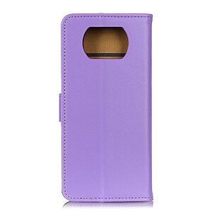 υποδοχές καρτών και μαγνητικό κούμπωμα Flip Wallet από συνθετικό δέρμα μωβ