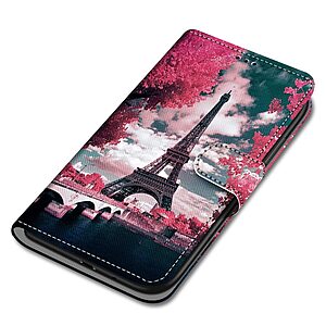 Θήκη Xiaomi Redmi 9C OEM Eiffel Tower in Spring με βάση στήριξης, υποδοχές καρτών και μαγνητικό κούμπωμα Flip Wallet από συνθετικό δέρμα και TPU - Image 3