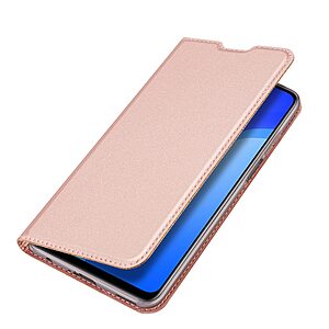 Θήκη Huawei P40 Lite 5G DUX DUCIS Skin Pro Series με βάση στήριξης, υποδοχή καρτών και μαγνητικό κούμπωμα Flip Wallet από συνθετικό δέρμα και TPU χρυσό - Image 4
