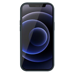 Θήκη iPhone 12 Mini NiLLkin Aoge Series πλάτη δερμάτινη με υποδοχή κάρτας και αντικραδασμικό Premium TPU μπλε - Image 4