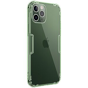 Θήκη iPhone 12 / 12 Pro NiLLkin Nature Series 0.6mm Πλάτη TPU πράσινο - Image 3