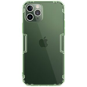 Θήκη iPhone 12 / 12 Pro NiLLkin Nature Series 0.6mm Πλάτη TPU πράσινο
