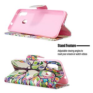 υποδοχές καρτών και μαγνητικό κούμπωμα Flip Wallet από συνθετικό δέρμα και TPU