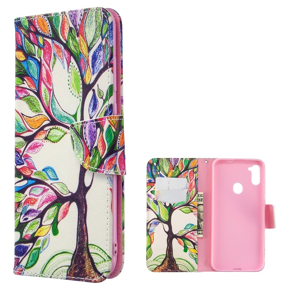 Θήκη Samsung Galaxy M11 OEM Colorized Tree με βάση στήριξης