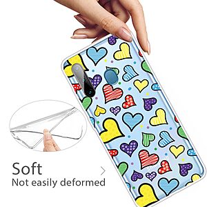 Θήκη Samsung Galaxy M11 OEM σχέδιο Hearts Πλάτη TPU - Image 3
