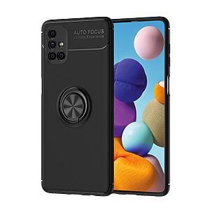 Θήκη Samsung Galaxy M51 OEM Magnetic Ring Kickstand / Μαγνητικό δαχτυλίδι / Βάση στήριξης TPU μαύρο