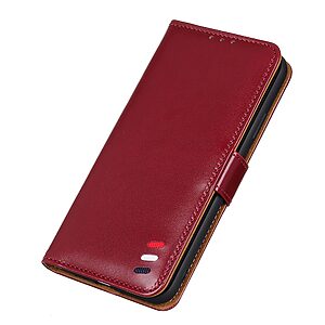 Θήκη Samsung Galaxy Note 20 OEM PU Leather Wallet Case με βάση στήριξης, υποδοχές καρτών και μαγνητικό κούμπωμα Flip Wallet από συνθετικό δέρμα και TPU κόκκινο - Image 5