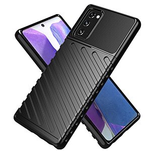 Θήκη Samsung Galaxy Note 20 OEM Thunder Series Πλάτη από ενισχυμένο TPU μαύρο - Image 3