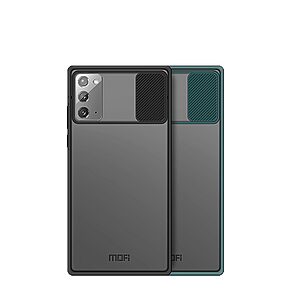 Θήκη Samsung Galaxy Note 20 MOFI Camshield Series πλάτη με προστασία για την κάμερα από σκλήρό Premium TPU μαύρο - Image 3