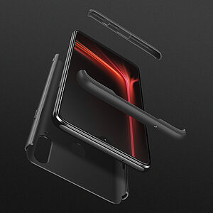 Θήκη GKK Full body Protection 360° από σκληρό πλαστικό για Samsung Galaxy A20S μαύρο - Image 3