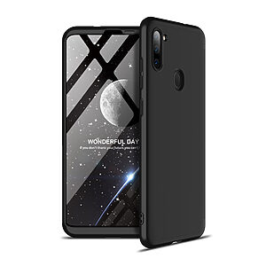 Θήκη GKK Full body Protection 360° από σκληρό πλαστικό για Samsung Galaxy M11 μαύρο