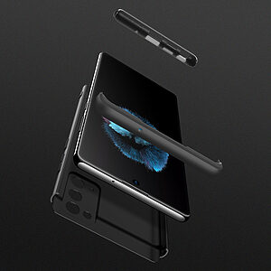 Θήκη GKK Full body Protection 360° από σκληρό πλαστικό για Samsung Galaxy Note 20 μαύρο - Image 3