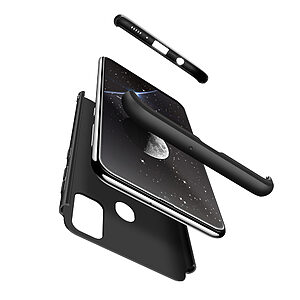 Θήκη GKK Full body Protection 360° από σκληρό πλαστικό για Samsung M21 μαύρο - Image 3