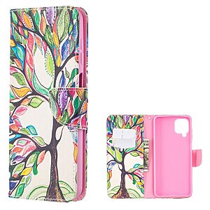 Θήκη Samsung Galaxy A12 OEM Colorized Tree με βάση στήριξης