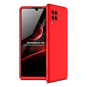 Θήκη GKK Full body Protection 360° από σκληρό πλαστικό για Samsung Galaxy A42 κόκκινο