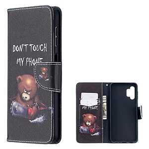 Θήκη Samsung Galaxy A32 5G OEM Angry bear with chainsaw με βάση στήριξης