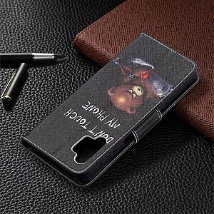 Θήκη Samsung Galaxy A32 5G OEM Angry bear with chainsaw με βάση στήριξης, υποδοχές καρτών και μαγνητικό κούμπωμα Flip Wallet από συνθετικό δέρμα και TPU - Image 5