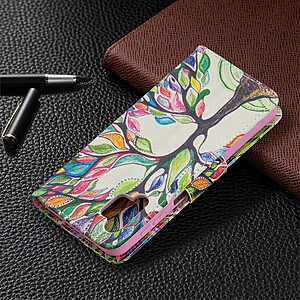 Θήκη Samsung Galaxy A32 5G OEM Colorized Tree με βάση στήριξης, υποδοχές καρτών και μαγνητικό κούμπωμα Flip Wallet από συνθετικό δέρμα και TPU - Image 5