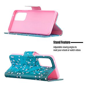 Θήκη Samsung Galaxy A52 4G / 5G / A52S OEM Wintersweet με βάση στήριξης, υποδοχές καρτών και μαγνητικό κούμπωμα Flip Wallet από συνθετικό δέρμα και TPU - Image 5