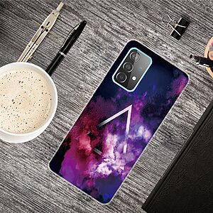 Θήκη Samsung Galaxy A52 4G / 5G / A52S OEM σχέδιο Purple Triangle Πλάτη TPU - Image 4
