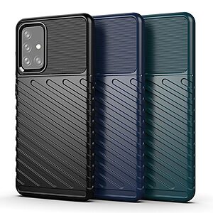 Θήκη Samsung Galaxy A72 4G / 5G OEM Thunder Series Πλάτη από ενισχυμένο TPU μαύρο - Image 3