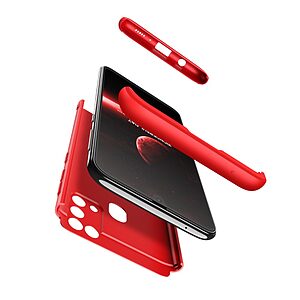 Θήκη GKK Full body Protection 360° από σκληρό πλαστικό για Samsung Galaxy Μ31 κόκκινο - Image 5