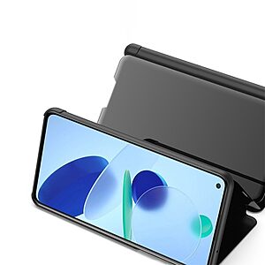 Θήκη Xiaomi Mi 11 Lite / 5G / NE OEM Mirror Surface Series Flip Window δερματίνη φούξια - Image 4