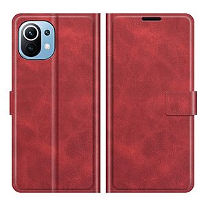 Θήκη Xiaomi Mi 11 Lite 4G / 5G OEM Leather Wallet Case V2 με βάση στήριξης
