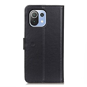 υποδοχές καρτών και μαγνητικό κούμπωμα Flip Wallet από συνθετικό δέρμα μαύρο