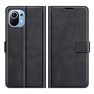 Θήκη Xiaomi Mi 11 Lite 4G / 5G OEM Leather Wallet Case V2 με βάση στήριξης