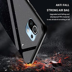 Θήκη Xiaomi Mi 11 Lite / 5G / NE OEM σχέδιο Fantasy Sky με πλάτη από Tempered Glass και εσωτερικό TPU - Image 5