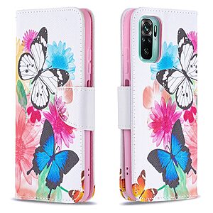 Θήκη Xiaomi Redmi Note 10 / 10S OEM Vivid Butterflies με βάση στήριξης