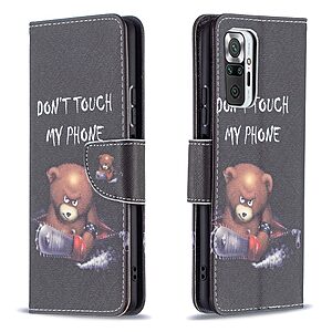 Θήκη Xiaomi Redmi Note 10 Pro OEM Angry bear with chainsaw με βάση στήριξης