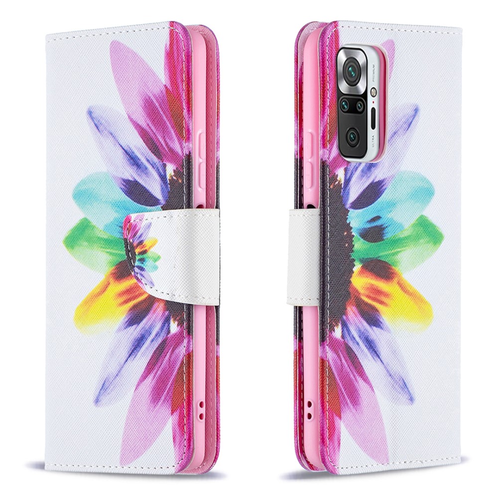Θήκη Xiaomi Redmi Note 10 Pro OEM Colorful Petals με βάση στήριξης Θήκη Xiaomi Redmi Note 10 Pro OEM Colorful Petals με βάση στήριξης