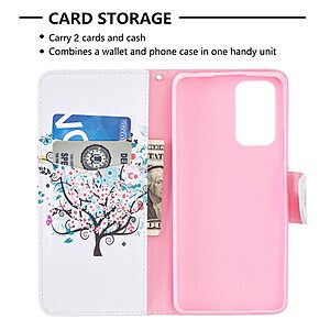 Θήκη Xiaomi Redmi Note 10 Pro OEM Flowered Tree με βάση στήριξης, υποδοχές καρτών και μαγνητικό κούμπωμα Flip Wallet από συνθετικό δέρμα και TPU - Image 5