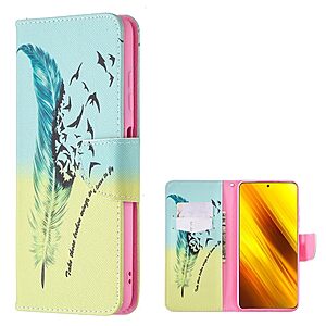 Θήκη Xiaomi Poco X3 NFC / X3 Pro OEM Feather & Birds με βάση στήριξης