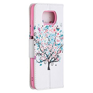 Θήκη Xiaomi Poco X3 NFC / X3 Pro OEM Flowered Tree με βάση στήριξης, υποδοχές καρτών και μαγνητικό κούμπωμα Flip Wallet από συνθετικό δέρμα και TPU - Image 4